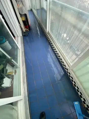 베란다 타일 원상복구 청소 스케일제거 본드제거 현장 사진