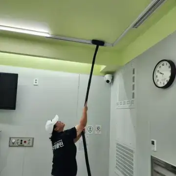 병원 인테리어청소 전문장비로 초미세분진까지 완벽 제거 현장 사진